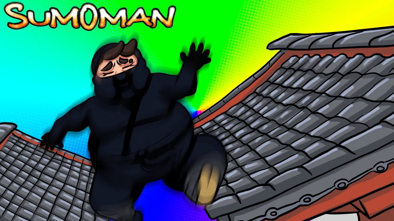 SUMOMAN NINJA PO DACHACH! NAJGORSZA GRA XD | SUMOMAN