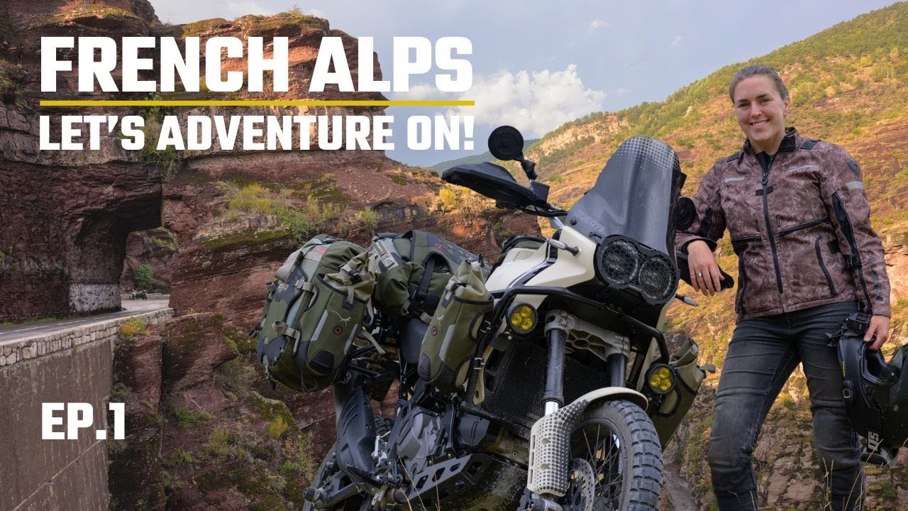 Starting my French Alps SOLO motorcycle trip - LET'S ADVENTURE ON! Gorges du VERDON DALUIS (S3-EP1)