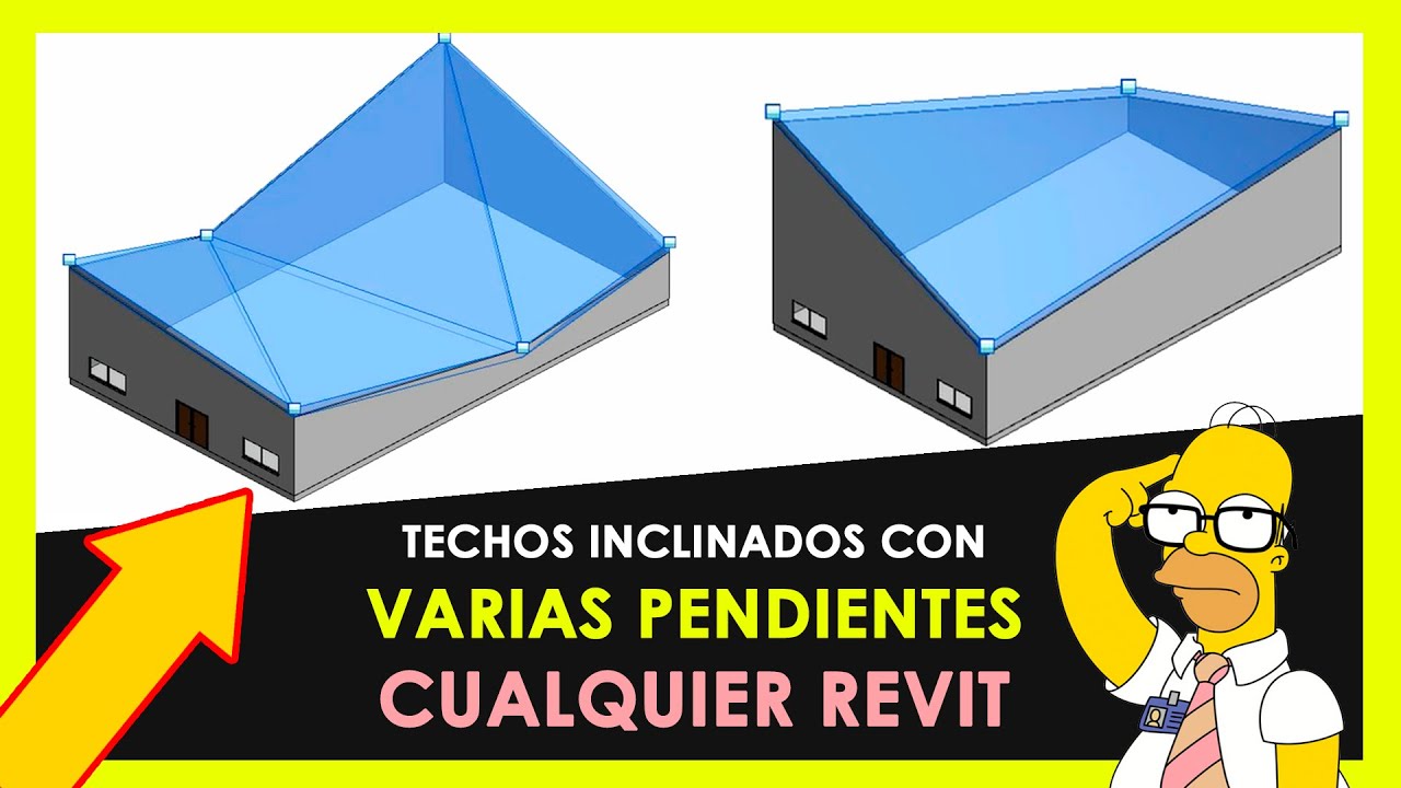 Como hacer TECHOS INCLINADOS CON VARIAS PENDIENTES EN REVIT 2020, 2019, 2018, 2017