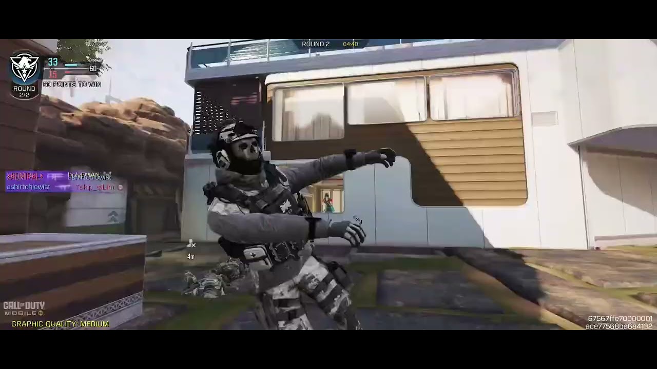 Ak117- Lava Remix legendary skin Ghost Cold Biter skin Call of duty mobile 