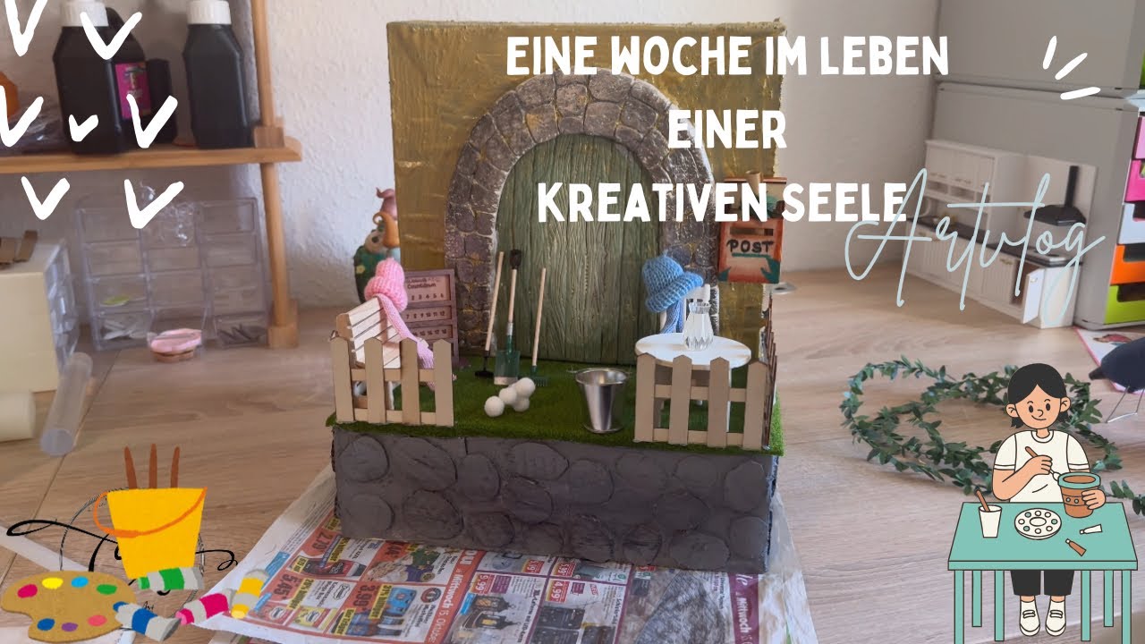 Eine Woche im Leben einer kreativen Seele - #artvlog 
