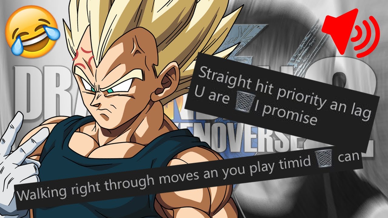 THE MOST GARBAGE TRASH TALKER ON XENOVERSE 2 (RAGE ON MIC😂)