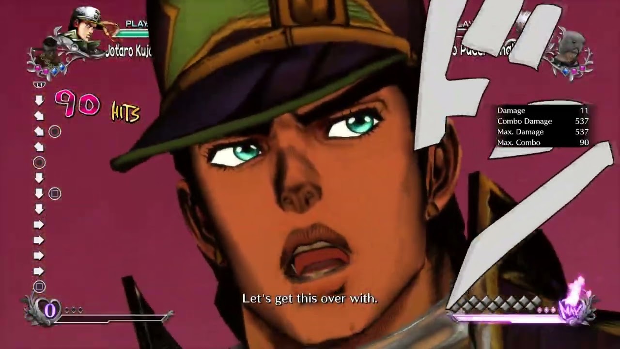 68% Jotaro Part 4 (JP4) combo (Patch 1.6) | JoJo’s Bizarre Adventure: All-Star Battle R