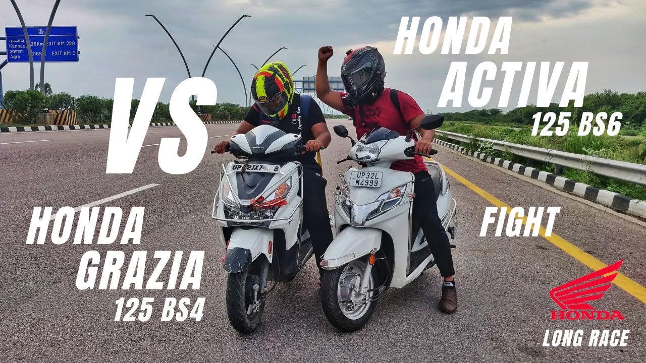Honda Activa bs6 2020 vs Honda Grazia 125 Bs4 Performance Test | Long Race | Ksc Vlogs