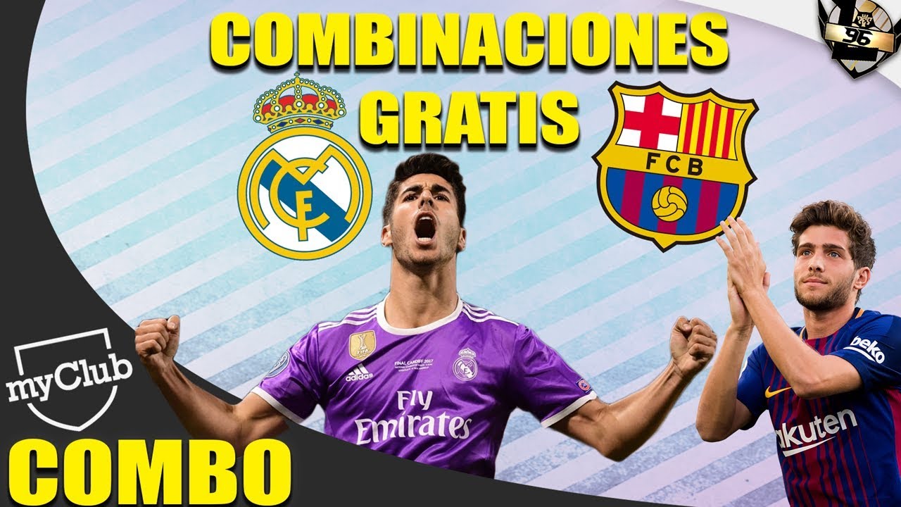 ASENSIO 100% ¡¡GRATIS!! COMBINACIONES GRATIS BARCELONA & REAL MADRID myClub PES 2019
