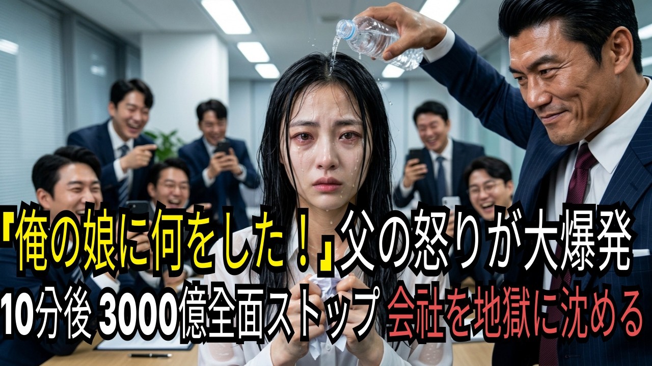「俺の娘に何をした」会議室で娘に水をかけ社員証を引きちぎった本部長、10分後たった3本の電話で3000億の現場が全面ストップ