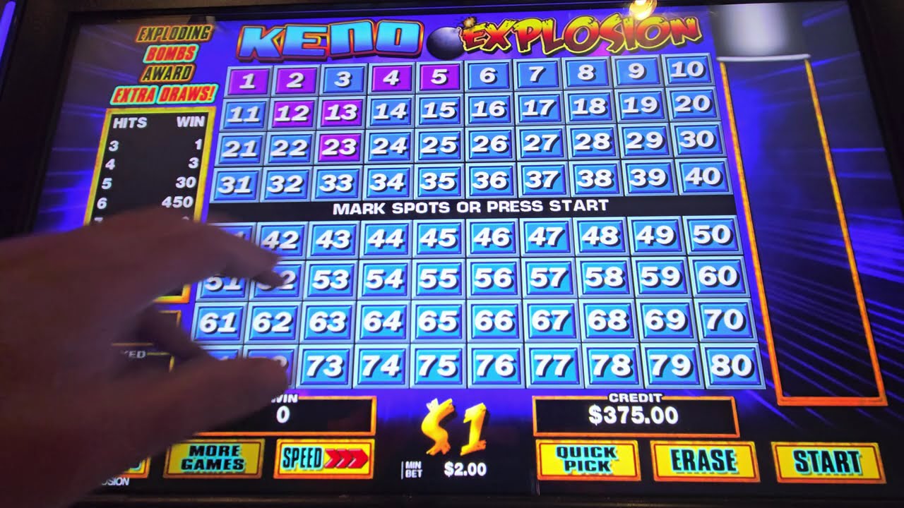 Keno Explosion!!! #casino #keno 