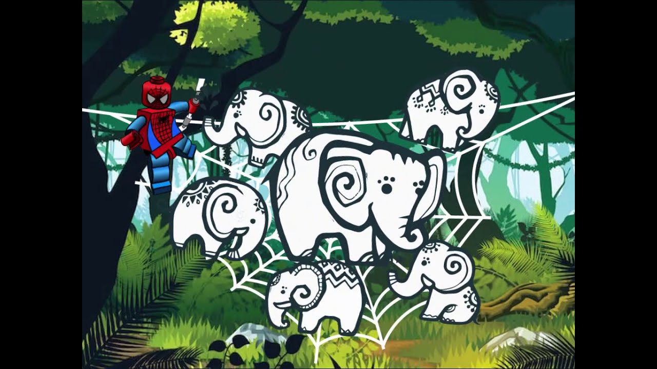 Un éléphant se balançait