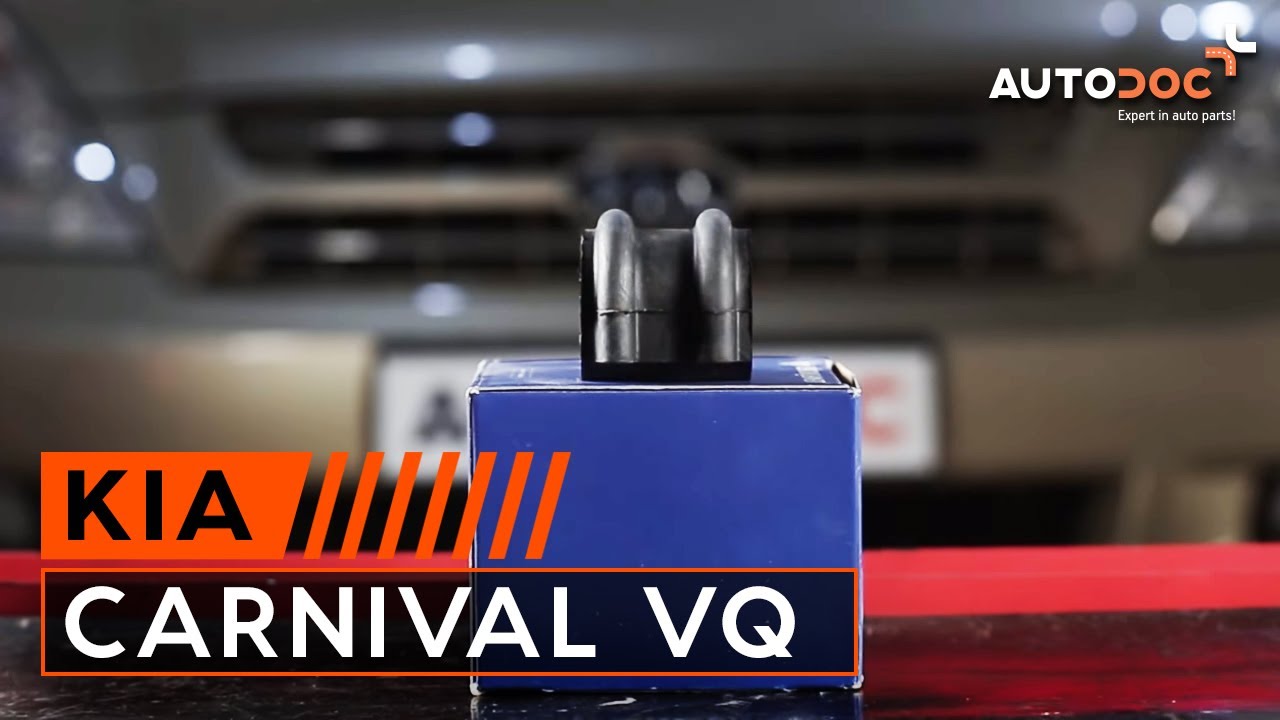 Wie KIA CARNIVAL VQ Stabigummis vorne wechseln TUTORIAL | AUTODOC
