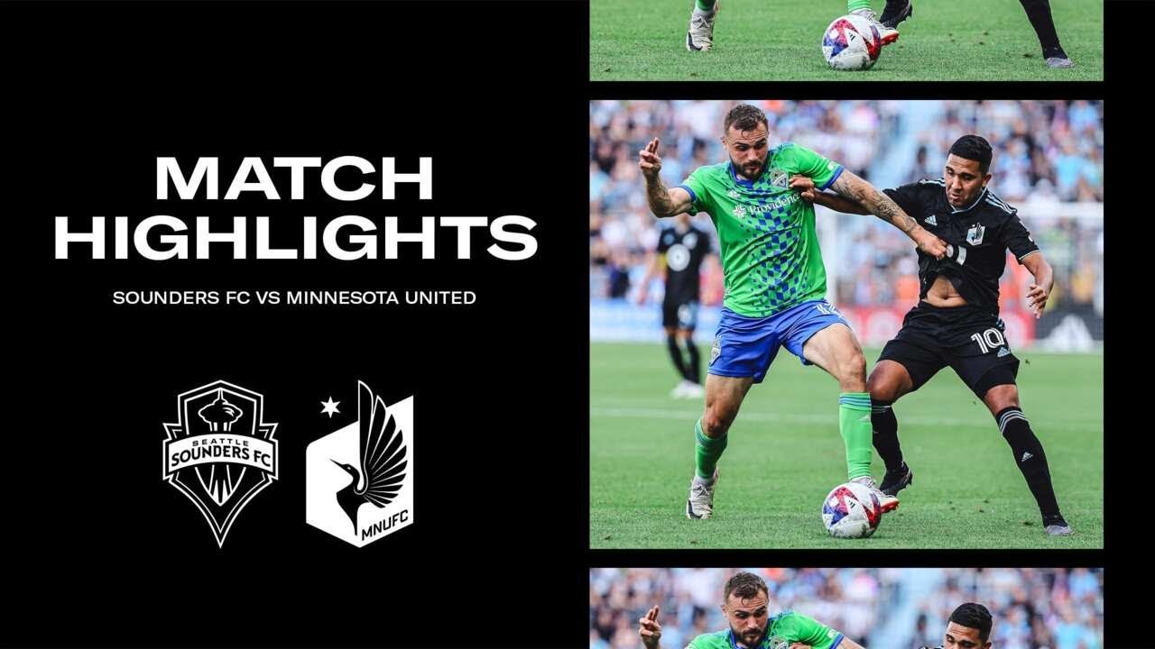 HIGHLIGHTS: Minnesota United vs. Seattle Sounders FC | August 27, 2023