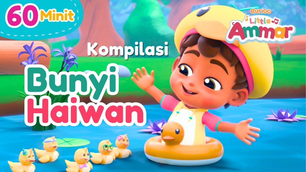 🐮🐔 Kompilasi BUNYI HAIWAN Little Ammar | 60 Minit ⏰✨ | Dari Pengasas Omar & Hana | Durioo+