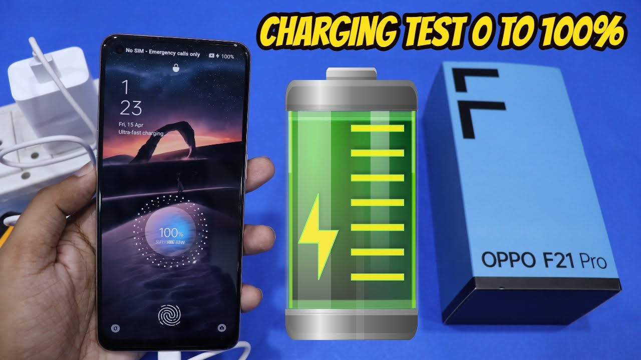 Oppo F21 Pro 4G Charging Test 0 to 100%🔋33W SuperVOOC ⚡⚡