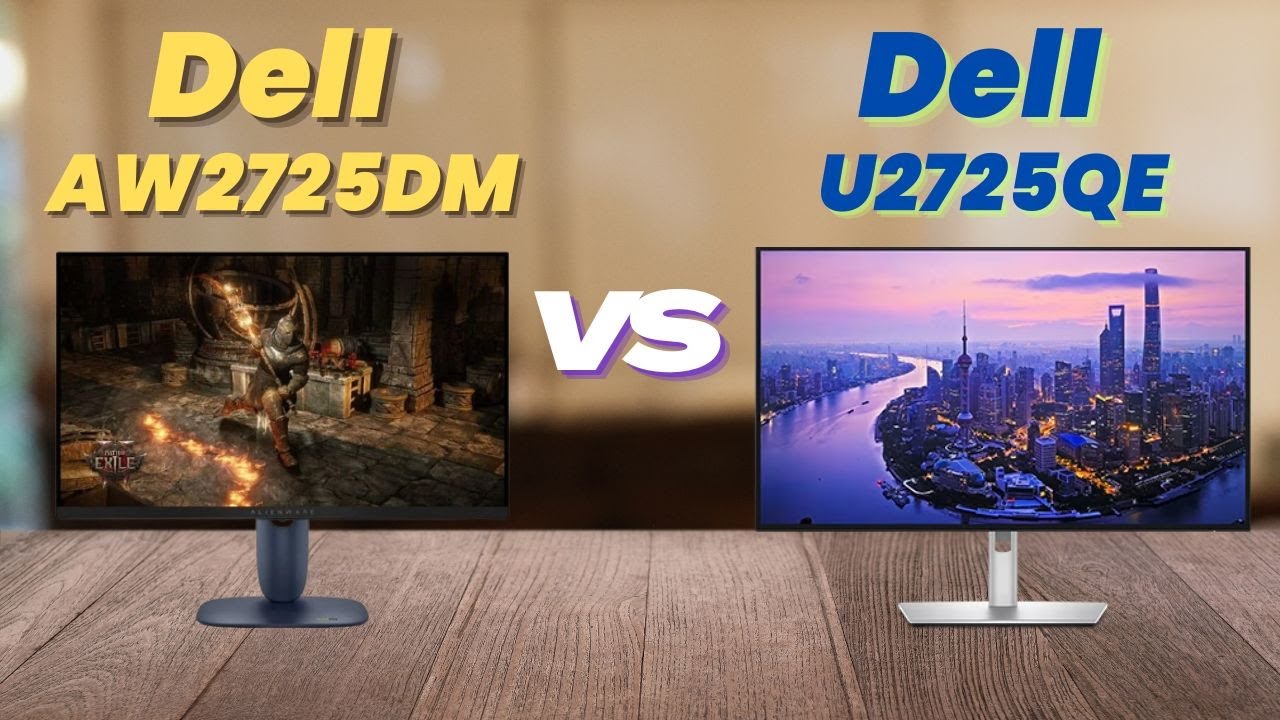 Dell AW2725DM vs Dell U2725QE | Kt&oacute;ry 27-calowy monitor Dell jest lepszy?
