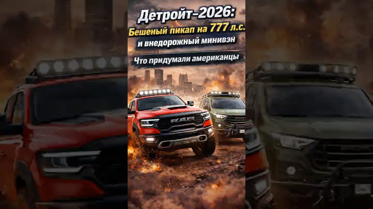 🔥 Американцы сошли с ума? Самые мощные авто Детройта