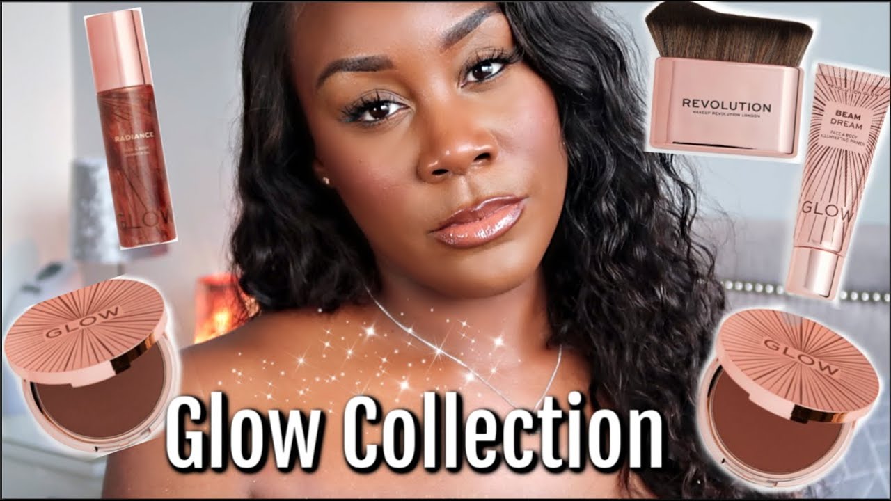 TESTING NEW REVOLUTION GLOW COLLECTION ON DARK SKIN