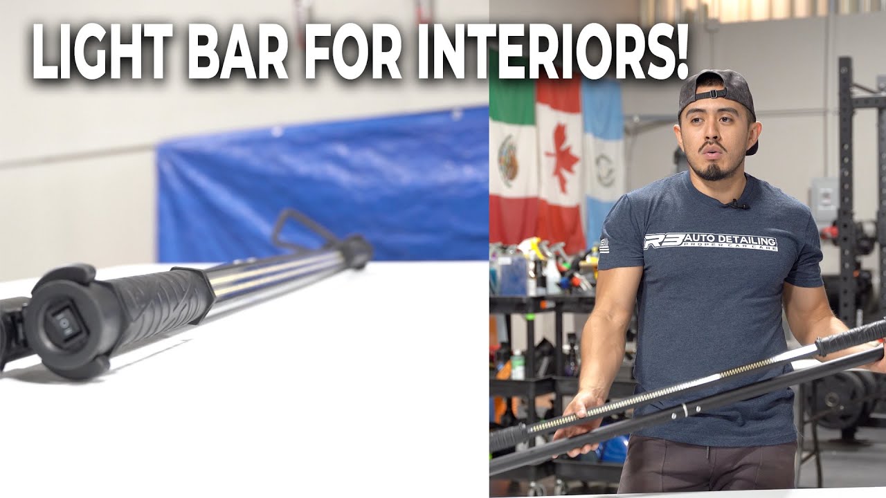 Affordable Light Bar For Interior Car Cleaning | Never Clean in a Dark Interior Again!