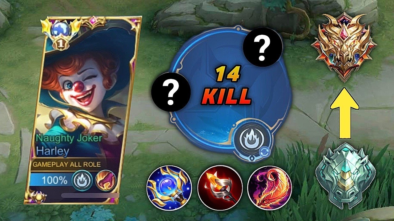 HARLEY BEST BUILD & PERFECT EMBLEM 2023!! HARLEY JUNGLER GAMEPLAY