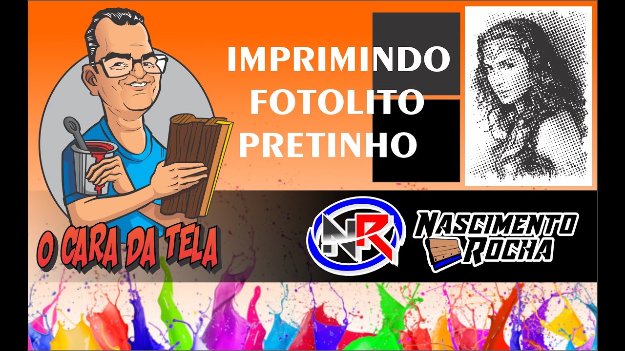 IMPRIMINDO FOTOLITO BEM PRETO