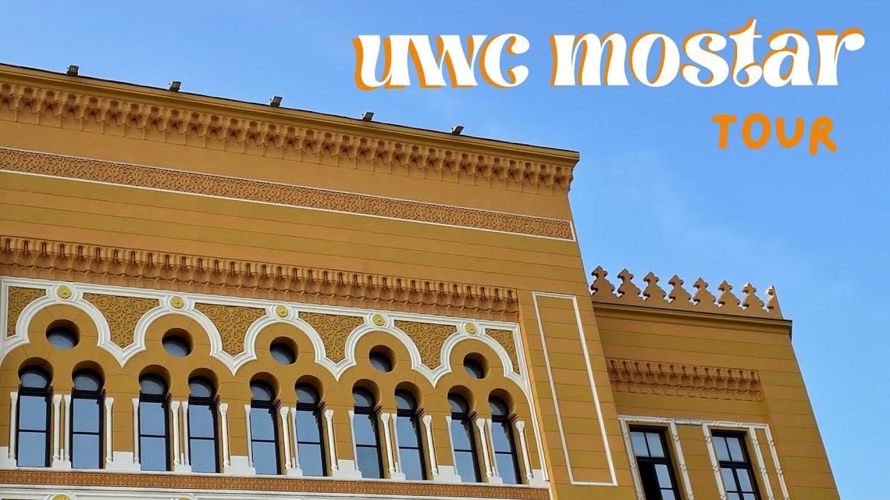 uwc mostar tour: school, canteen, residences...