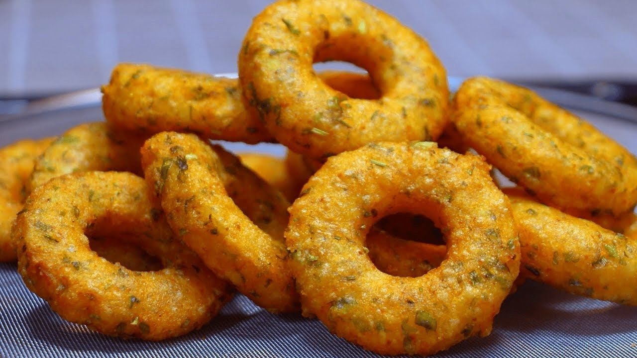 Best Garlic Flavour,Garlic Potato Donuts :: Crispy Potato Circles Recipe❗️