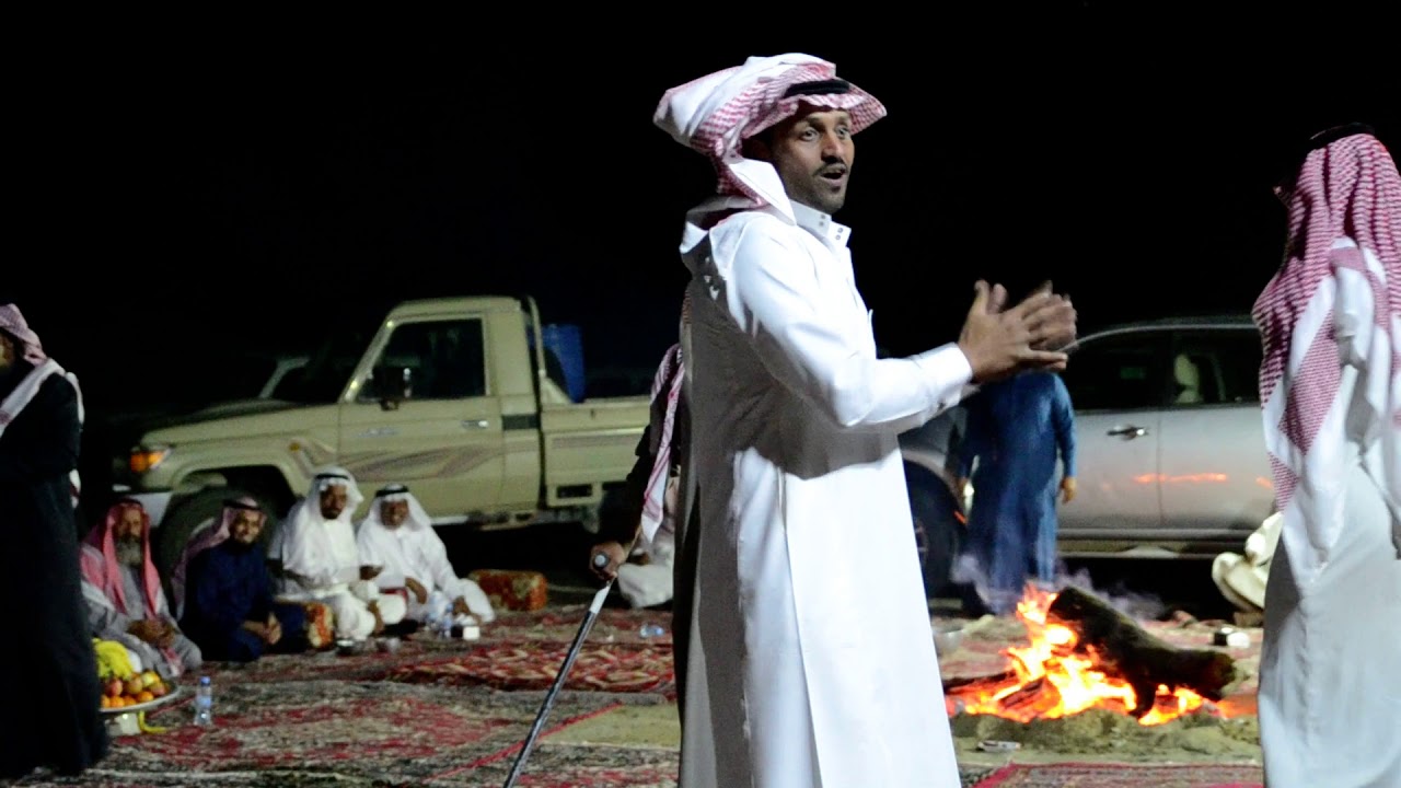 جانب من حفل الشيخ رجالله بن سليمان الرفاعي الذي أقامه لشيخ قبيلة الفوارس من حرب وذلك بالنجف 2021
