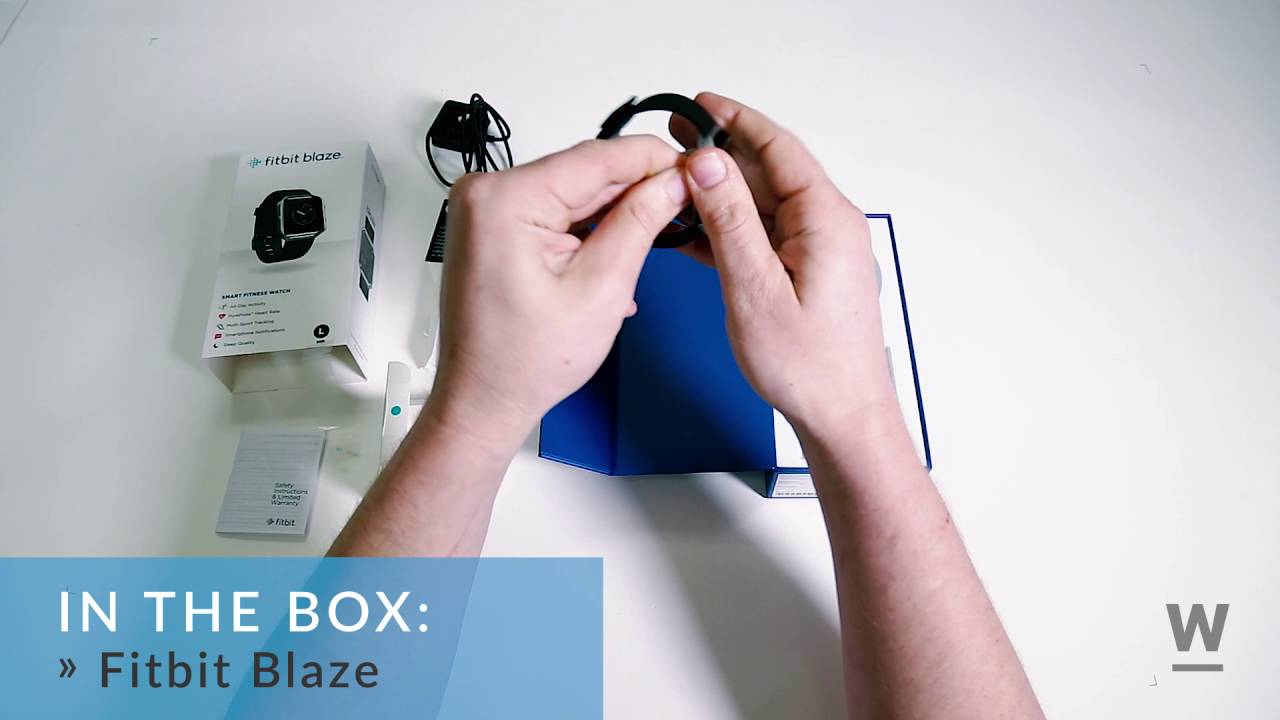 Unboxing The Fitbit Blaze Smart Fitness Watch