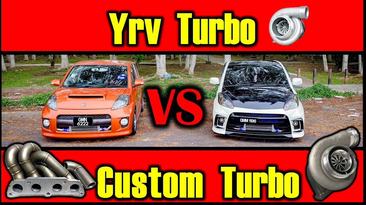 Myvi bolt on turbo YRV vs AR48 Custom turbo (Episode.4)