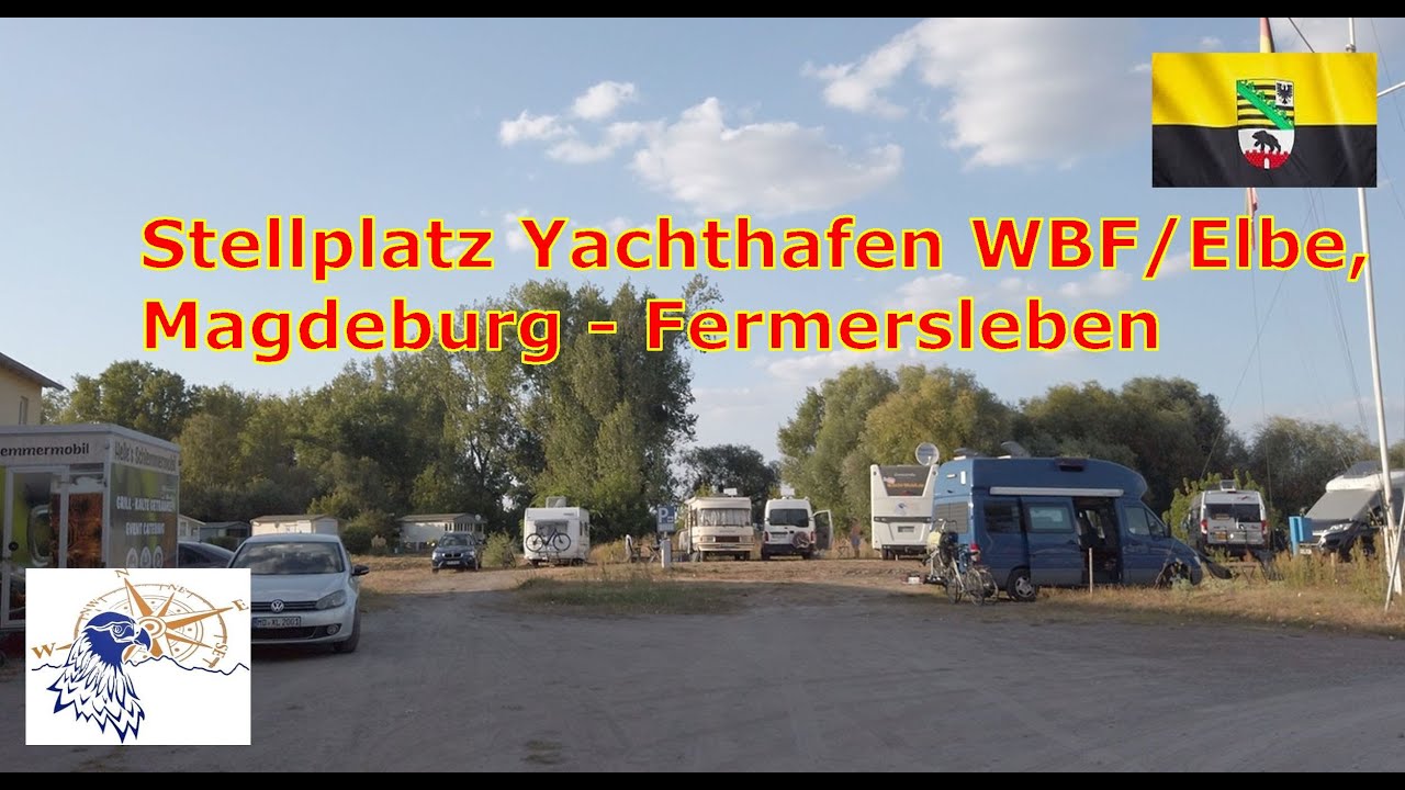Stellplatz Magdeburg Yachthafen WBF an der Elbe, auch für Wohnwagen