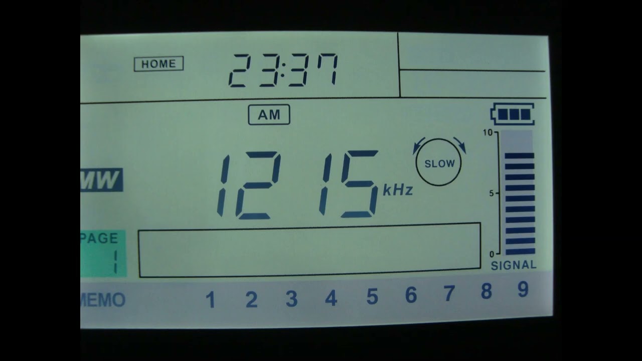 the final minutes of Absolute Radio 1215 AM - tribute and the End