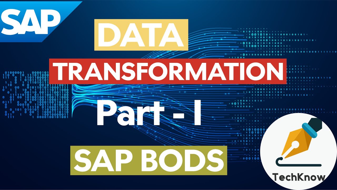 Преобразование данных | Часть 1 | SAP BODS | ETL | Миграция данных | SAP
