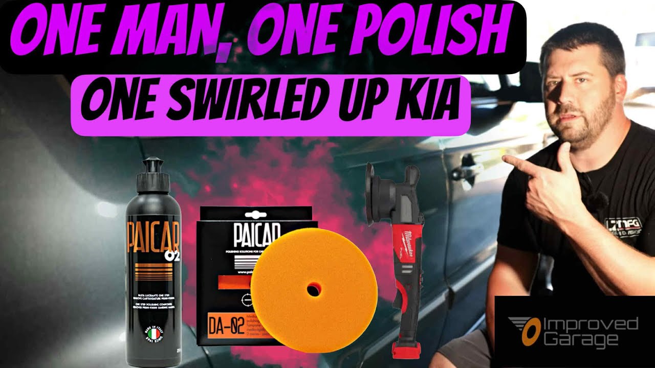 PaiCar P2 1 Polish 1 Pad | One-Step Car Polishing Test | Improved Garage
