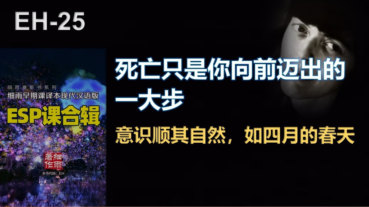 ESP课25  唯一的道路：走进你内在的自由与疗愈｜指路的人很多，走路的人只能是你自己。｜细雨赛斯书系列