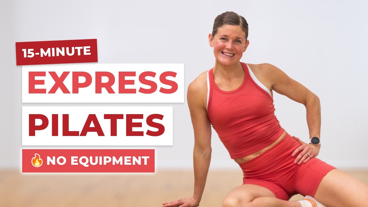 15-Minute Express Mat Pilates (Full Body, No Equipment)