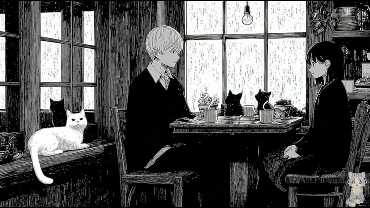 Whispers in the Rain | Calm & Emotional Manga Beats | 雨の囁き | 穏やかでエモーショナルな漫画風BGM