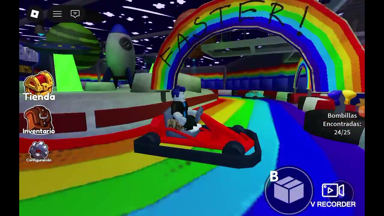 Jugando con ninja amigos arcoiris 