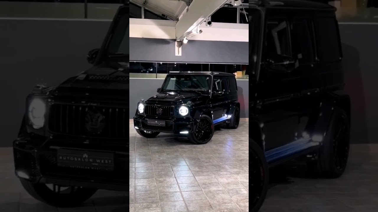Black Mercedes G class with Modified Lights #viral #shorts