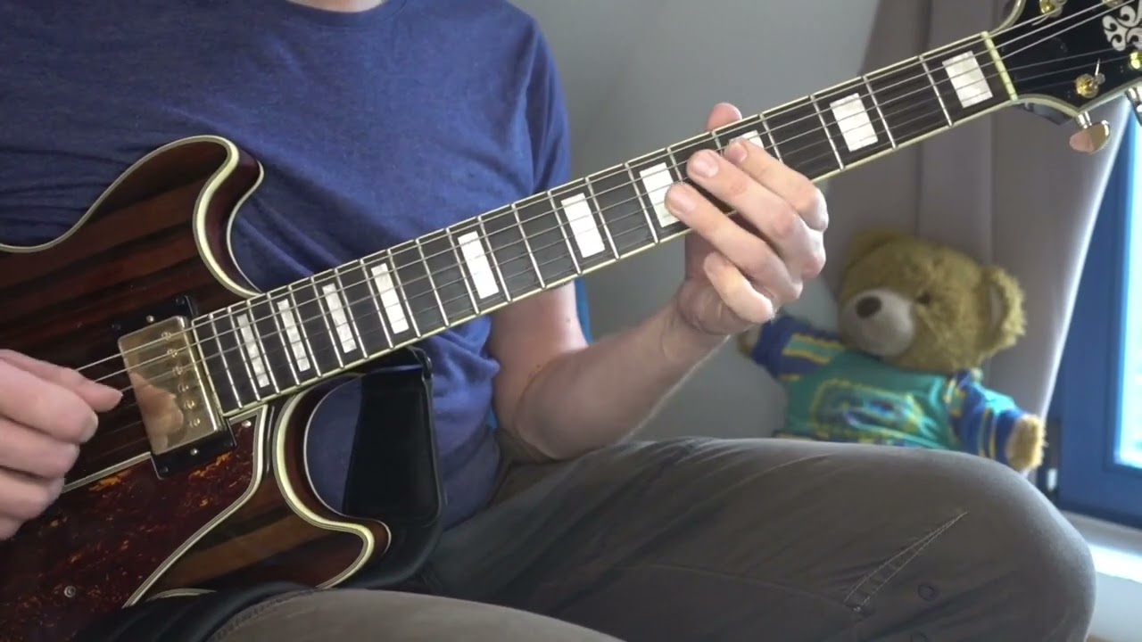 Miles Davis' ALL BLUES with my  Ibanez am93me-nt