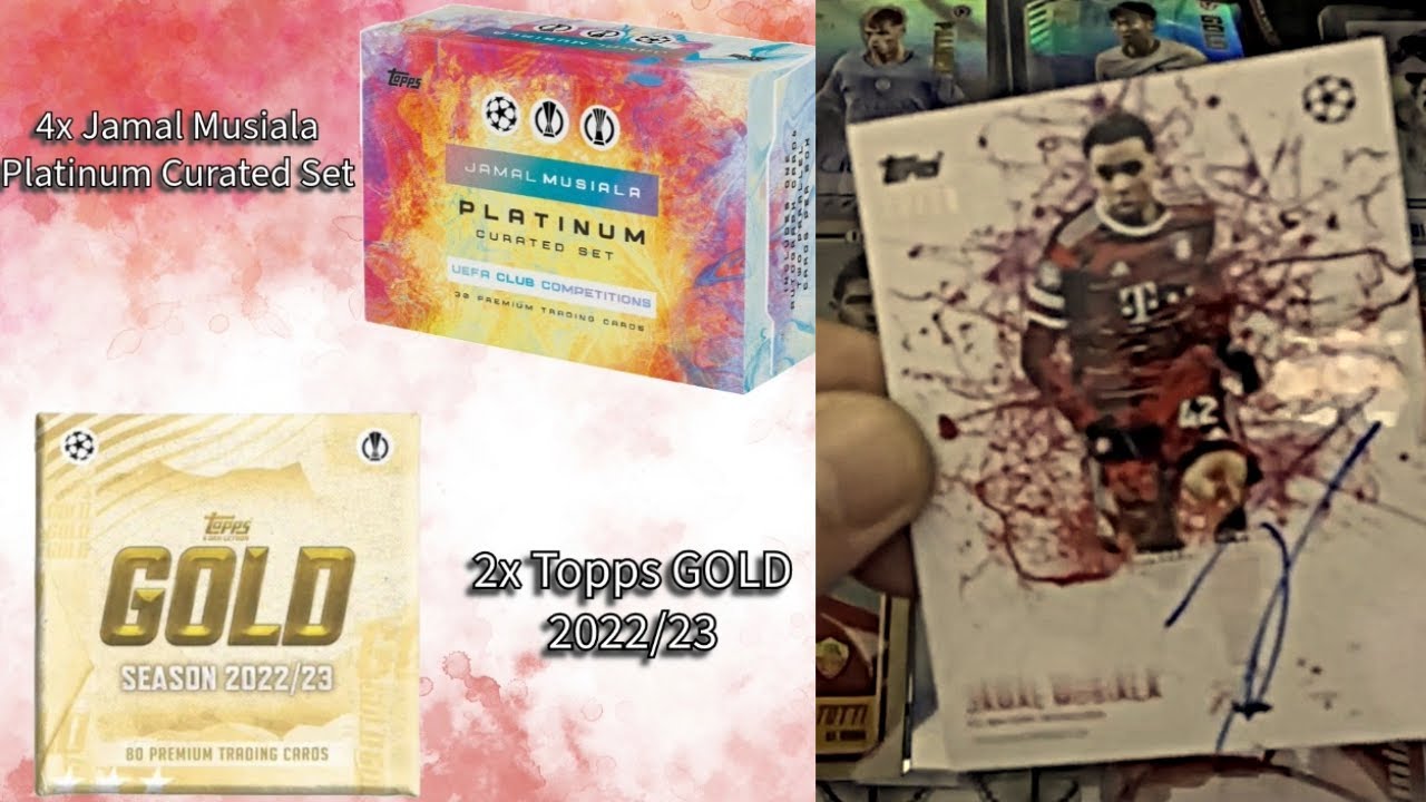 MEGA BREAK! 4x Jamal Musiala Curated Set + 2x Topps Gold Break 🔥Highlights & On-Card Auto? 🧐