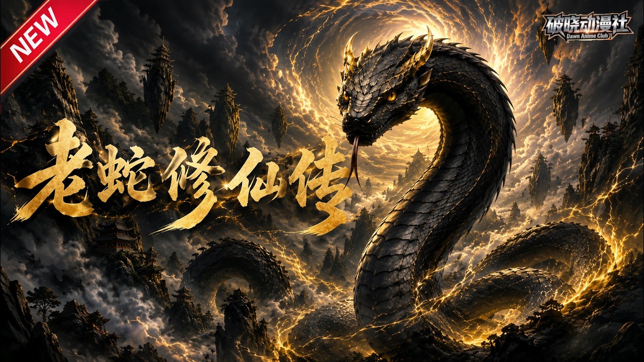 MULTISUB📢新番上线《老蛇修仙传！》#最新漫剧 #漫剧合集 #一口气看完 #动漫 #anime #AI漫剧 #破晓动漫社