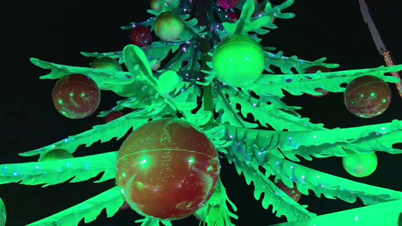 MONACO : les illuminations féériques de Noël de 2025 en Principauté.