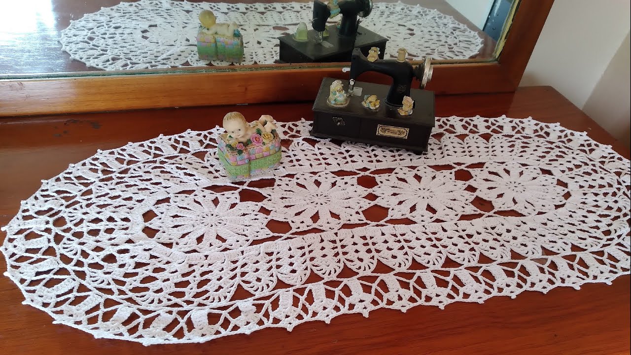 TAPETE OVALADO DE GRANNYS. TUTORIAL. primera parte
