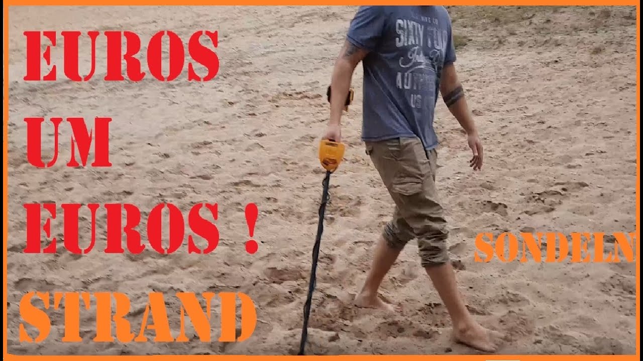 Sondeln am Strand 🏖Es regnet Euros und noch mehr M&uuml;nzen ☀️ Entspannter Tag am Badestrand