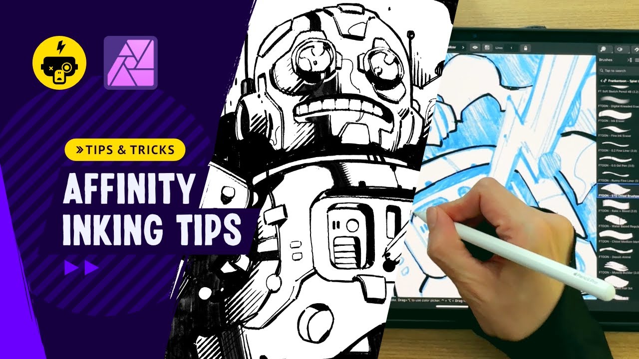 Digital Inking in Affinity Photo: Comic-Style Tips & Workflow