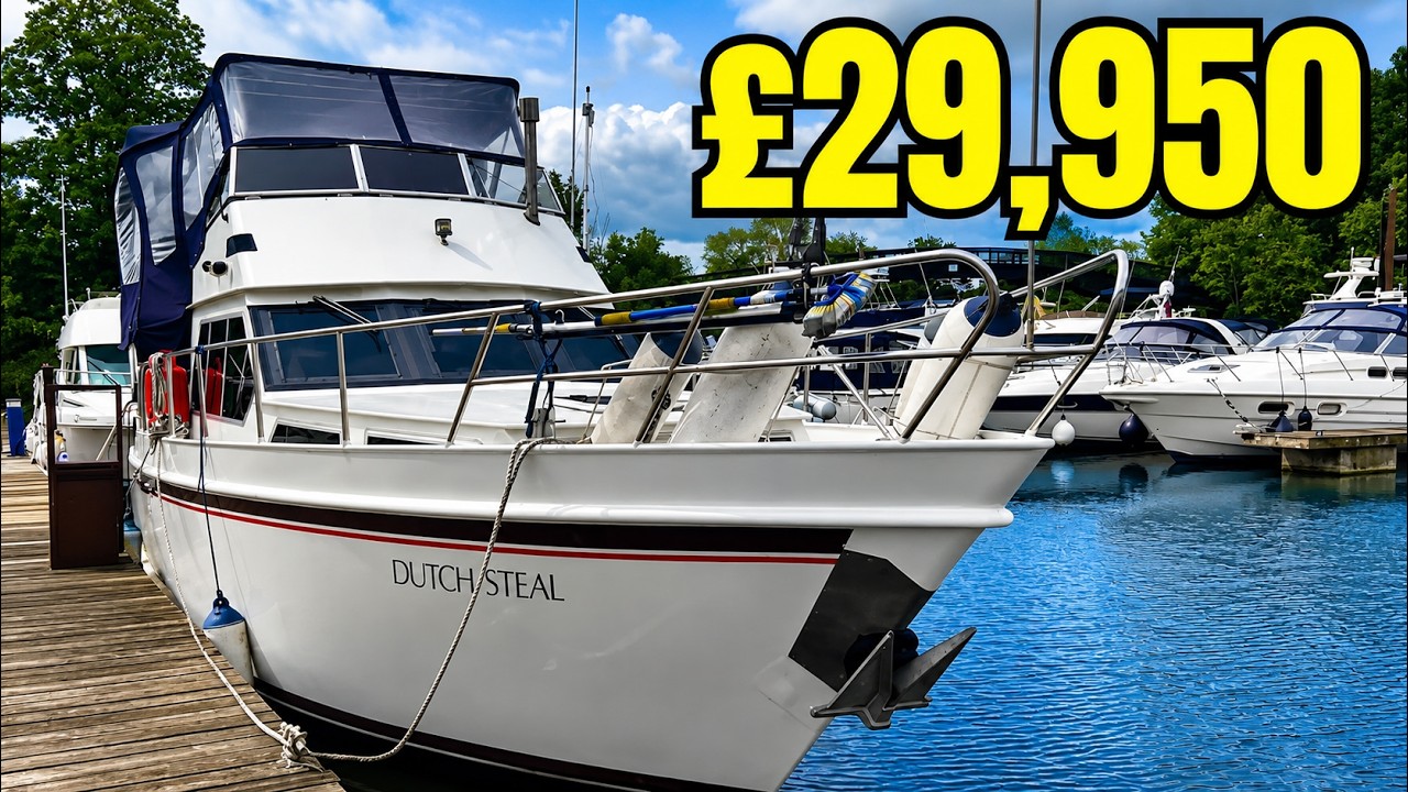 Обзор лодки за &pound;29 950 | Condor 38 1989 года | Стальной корпус и МНОГО дерева!