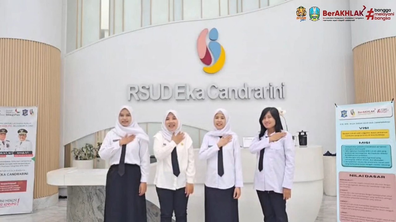 Budaya BerAKHLAK ASN di RSUD Eka Candrarini Surabaya
