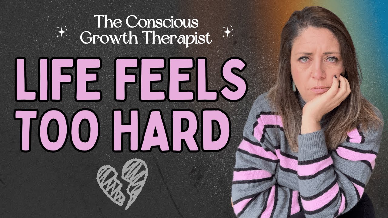 Когда жизнь кажется слишком тяжелой — послание терапевта 🖤