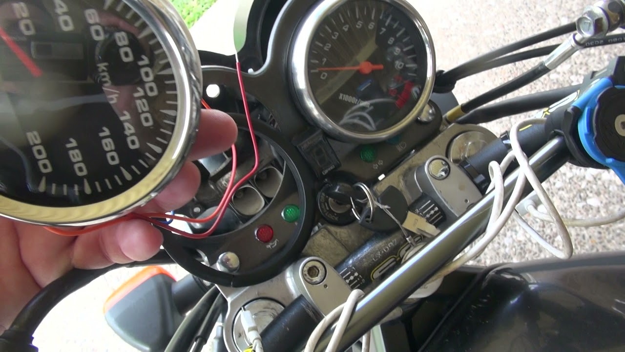 Fitting a cheap Chinese speedo to the GS500