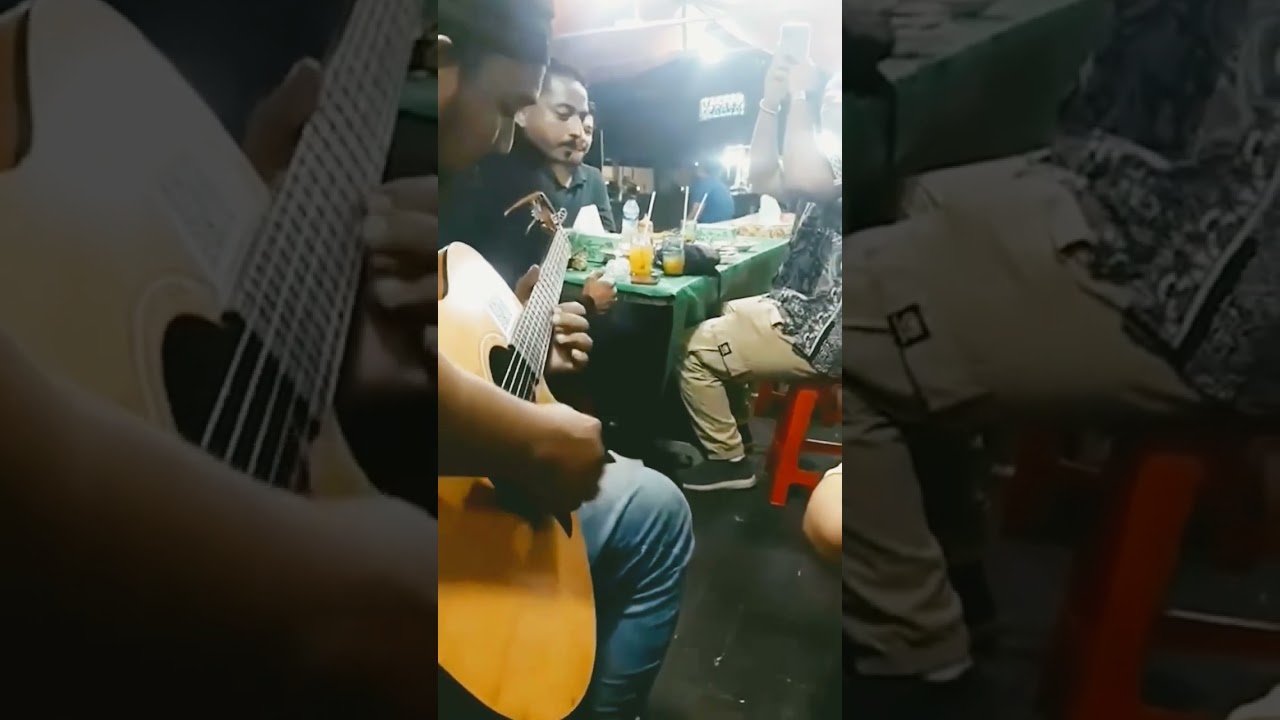 Sekil pengamen gitar melodi lagu wali band Melody gitar Apoy wali band #1kcreator #pengamen