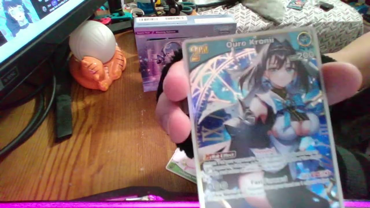 Hololive card pack opening live lol