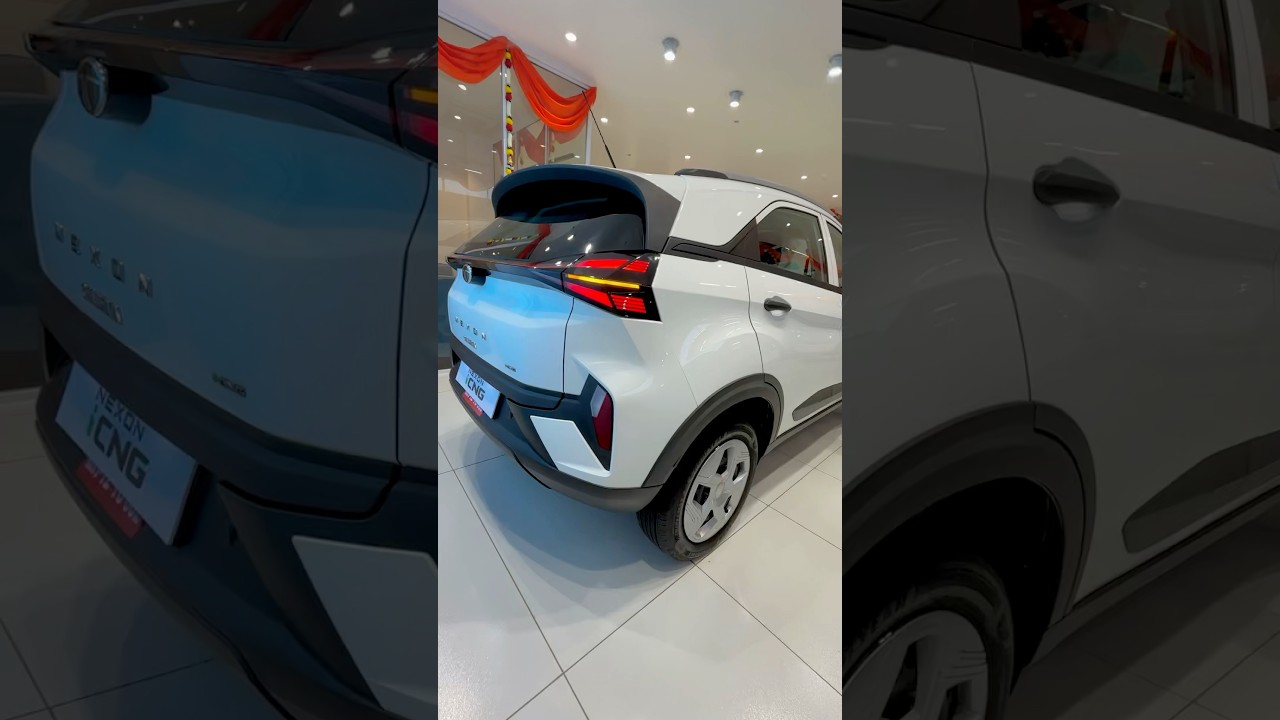 2025 New Tata Nexon Smart Plus S CNG Variant Rear Profile ❤️🤩💎🔥